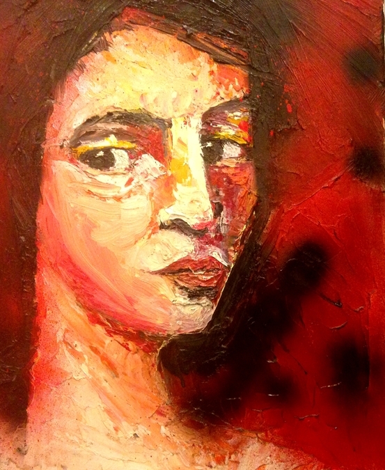 portrait palette knife