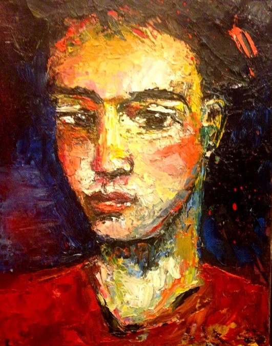 portrait palette knife